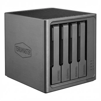 Serveris TERRAMASTER F4 SSD 4bay All SSD NAS,Quad Core,8GB DDR5,Diskl