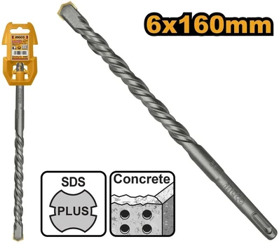 Grąžtas Ingco masonry drill SDS plus 6 x 160 mm