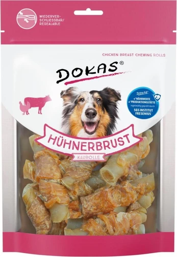 Dokas - Chicken Breast Chew Rolls - 250gr