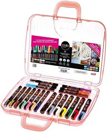 POSCA Marker UNI Malkoffer Klassik 20er Set