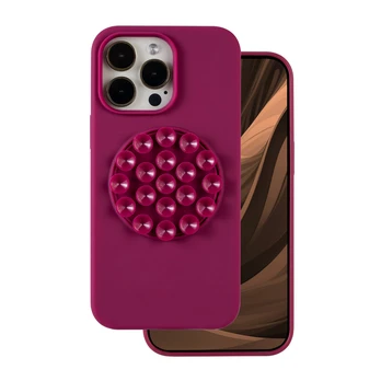 Dėklas Silicone Stick case for iPhone 16 Pro 6,3' maroon