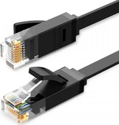 Ugreen flat LAN Ethernet Cat. 6 15m black (NW102) kaina