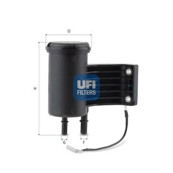 UFI 55.819.00 Kuro filtras