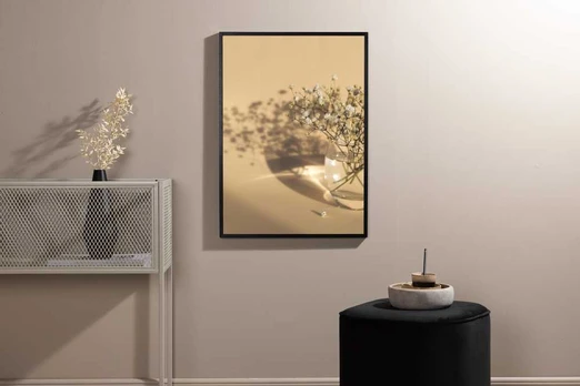 Paveikslas - white flowers - 21x30