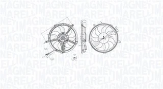 Ventiliatorius, radiatoriaus MAGNETI MARELLI 069422851010