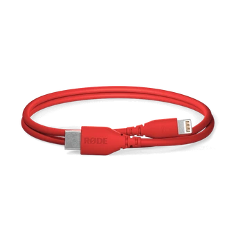 RODE SC21 - Kabelis USB-C - Lightning 30cm Raudona