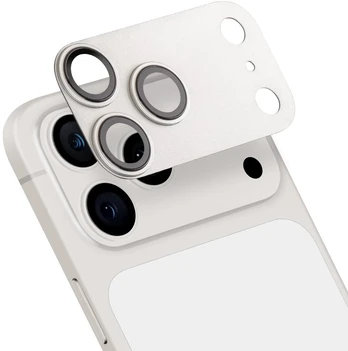 OBAL:ME Camera Island Lens Protector for Apple iPhone 17 Pro Max Sidabrinis