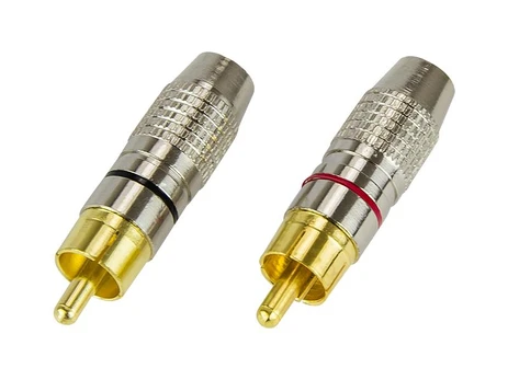 Blow RCA kištukas professional Sidabrinis