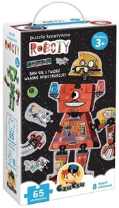 Dėlionė CzuCzu Creative Robots, vaikams