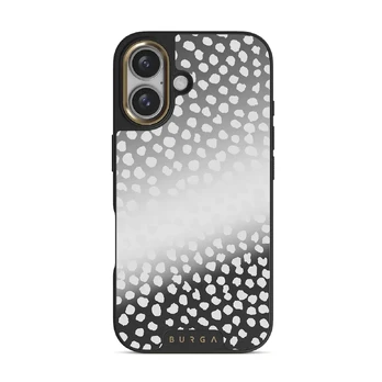 Night Sky - Dotted iPhone 16 Case, Elite Mirror (MagSafe) / Gold