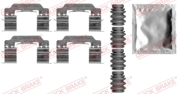 QUICK BRAKE QB109-0007 Brake pad fitting kit