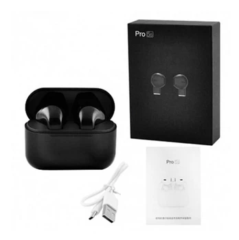 Belaidės ausinės Pro 5S Bluetooth5.0 Juodos spalvos