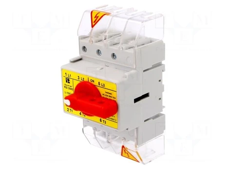 Switch-disconnector | Poles: 3 | DIN | 63A | 400VAC | RSI | IP20 | 6÷16mm2