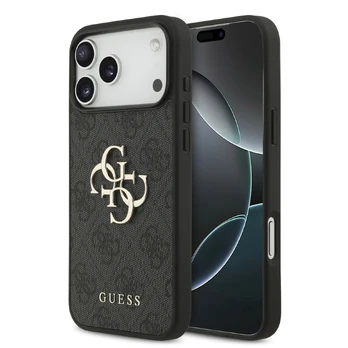 Dėklas Guess 4G Big Logo do iPhone 17 Pro Max juoda