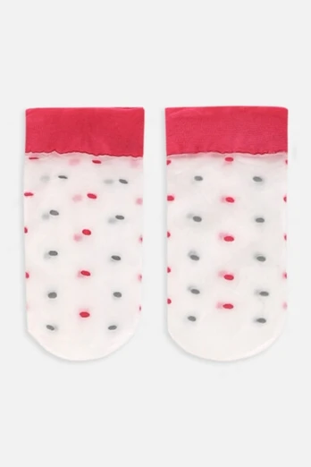 COCCODRILLO kojinės TIGHT SOCKS, baltos, WC4382901TSO-001-0