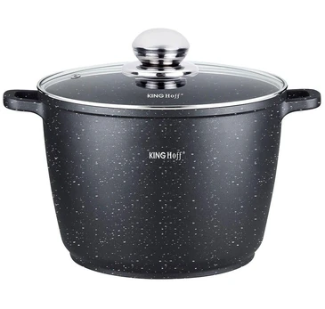 King Hoff Puodas Z POWŁ. MARMUR. 10L 28CM KINGHOFF KH-1599