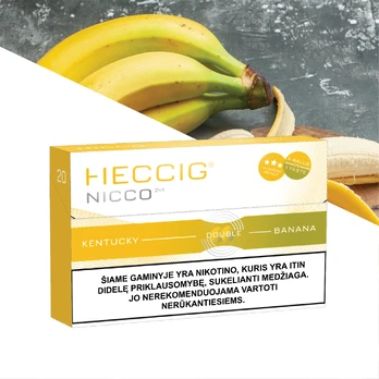 Heccig Nicco Banana kaitinamosios lazdelės