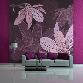 Artgeist Fototapetas - Dreamy flowers