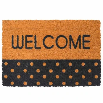 Kokoso pluošto durų kilimėlis: Welcome
