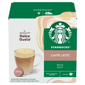 Kavos kapsulės STARBUCKS Caffe Latte, rich & milky