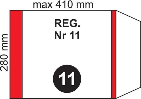 Folplast Reguliuojamas apatinis dangtis NR 11 (20vnt.)