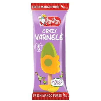 Mango-obuolių vaisiniai ledai KAR KAR, 80 ml