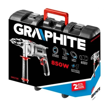 Smūginis gręžtuvas GRAPHITE 58G728 850W