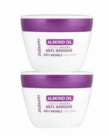 Veido kremas su migdolais Babaria, 2x50 ml