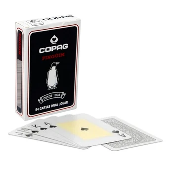 Pinguim bridžo kortos (juodos) Copag