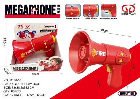 Megaphone Red