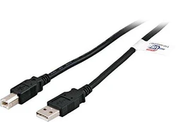 USB kabelis EFB USB-A - USB-B 5 m Juodas (K5256SW5)