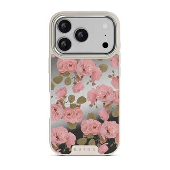 Desert Rose - iPhone 17 Pro Case, Elite Mirror Light (MagSafe) / Silver