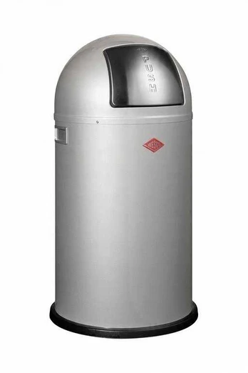 Šiukšliadėžė sidabrinė 50l Pushboy Wesco