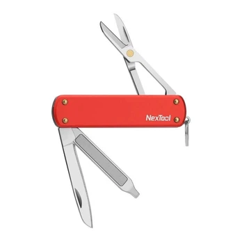 Daugiafunkcinis mini kišeninis peiliukas Nextool NE0142 ( raudonas )