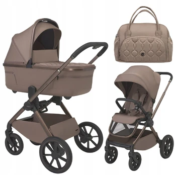 Espiro CLODI 08 Fashionable Brown 2in1 Universalus vežimėlis