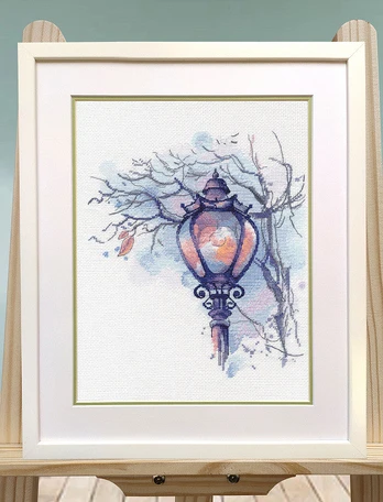 Cross stitch kit "Autumn lantern" S1524