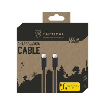 Tactical Smooth Thread Cable USB-C|USB-C 1m Juodas