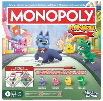 Hasbro Monopoly Junior 2 In 1 Refresh DK/NO