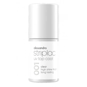 Alessandro Striplac UV Top Coat Viršutinis sluoksnis, 001 Clear