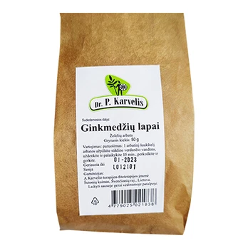 Ginkmedžių lapai 50g