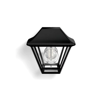PHILIPS Alpenglow wall lantern black 1x42W 230V gaismeklis