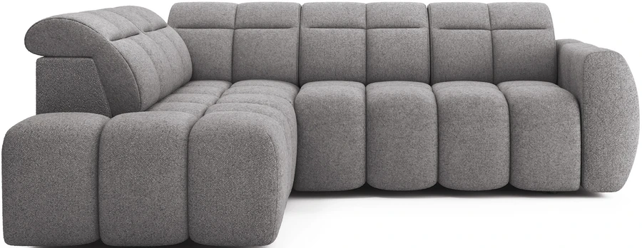 Kampinė sofa Falconn, Pilka