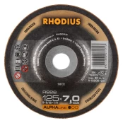 Met. šlif. diskas „RHODIUS" 125x7x22,2 mm kaina