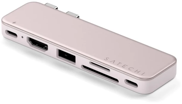 Satechi USB-C Snap Hub for MacBook Neo - Blush