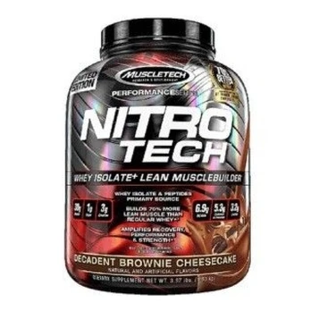 Muscletech NITRO-TECH PERFORMANCE SERIES 1800 g. - Braškių skonis