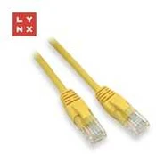 LYNX UTP patch kabelis Cat5e, PVC, CCA, 7m, žlutý