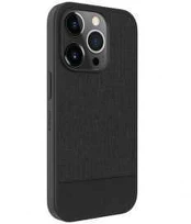 Evelatus iPhone 15 Pro plastikinis odinis „Magsafe“ galinis dangtelis „Apple Black“.