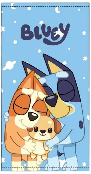 Moose Bluey microfibre beach towel