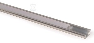 Nextec LED PROFILIS P/T 202CMP ALIUMINIO PLOKŠTELĖS