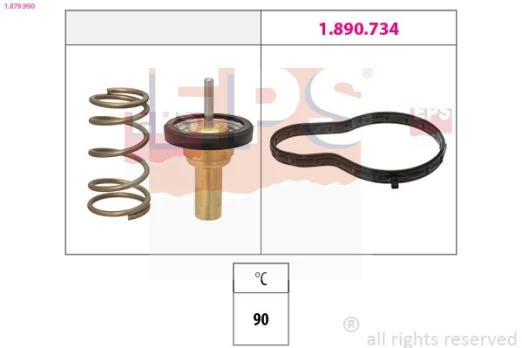 Termostatas, aušinimo skystis EPS 1.879.990